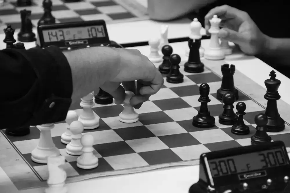 Two competitors shaking hands after a close tournament match